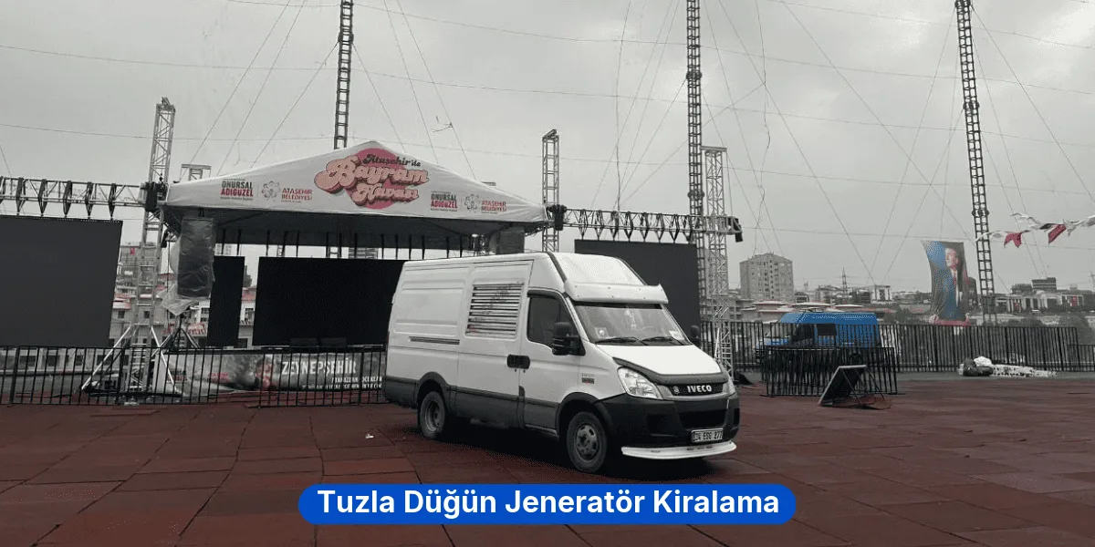 Tuzla Düğün Jeneratör Kiralama